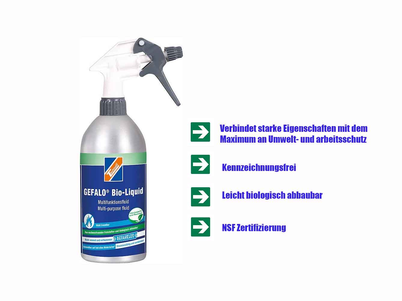 GEFALO® BIO-LIQUID Lösungmittel - Schmiermittel - Schutzmittel