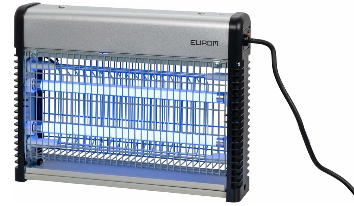 Eurom Fly Away metal 16 LED Insektenvernichter, 2x4,5W LED-Lampe