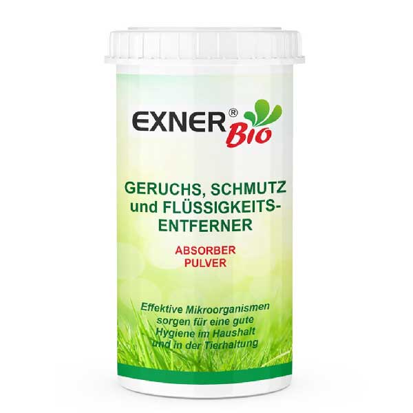 2x Exner Bio Geruchs, Schmutz und Flüssigkeitsentferner 250g Pulver